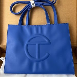 Telfar New Medium Painter’s Tape Vegan Leather Tote